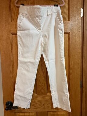 Simply Vera Vera Wang Blush and White Lined Skirt